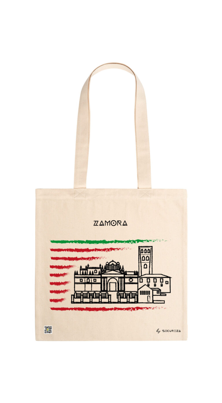 Tote bag con diseño de la catedral de Zamora